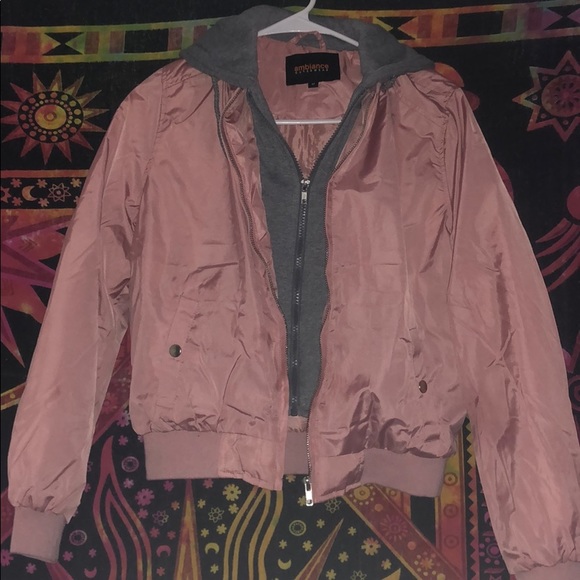Pink FashionNova bomber - Picture 3 of 4